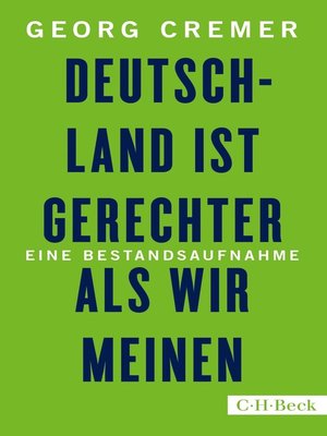 cover image of Deutschland ist gerechter, als wir meinen